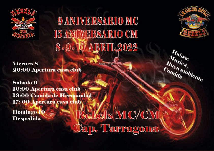 9 Aniversario Rebels MC - CM