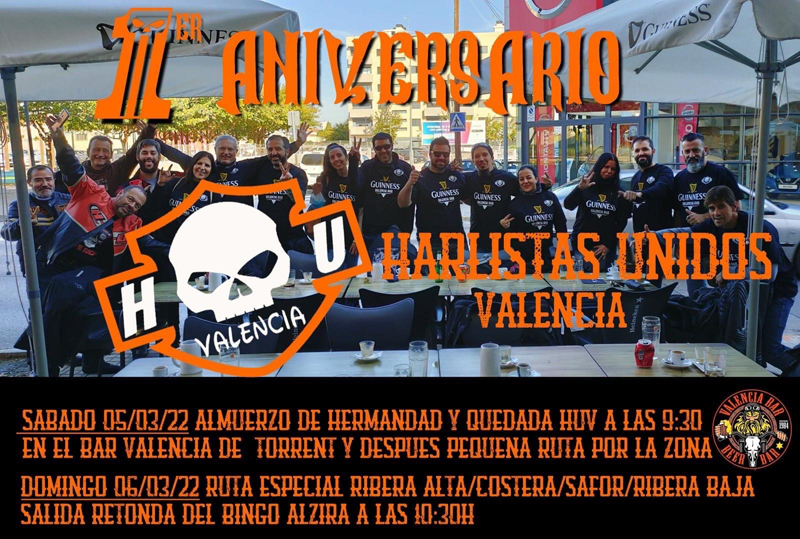 Primer aniversario Harlistas Unidos de Valencia 
