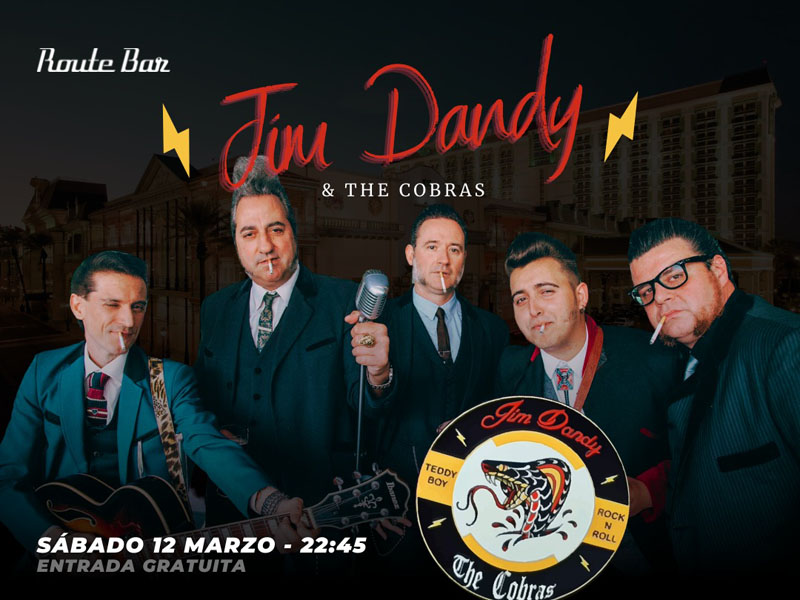 Concierto Jim Dandy & the Cobras 12 Marzo 2022