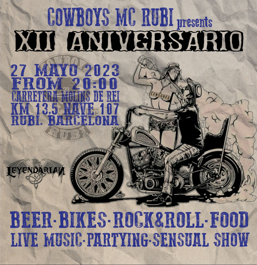 XII Aniversario de Cowboys MC Rubí